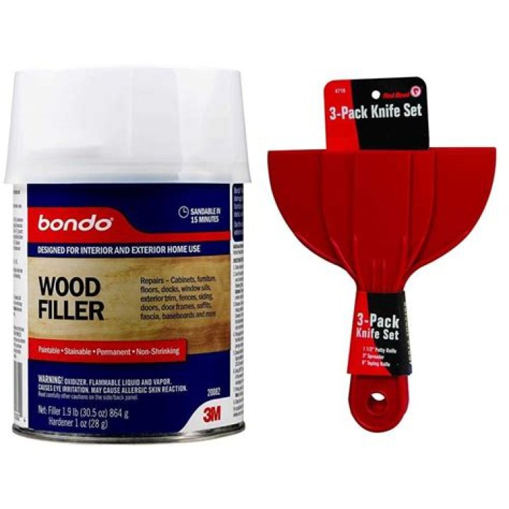 Can Bondo for wood be stained