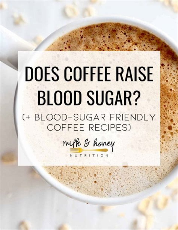 Can coffee raise your blood sugar