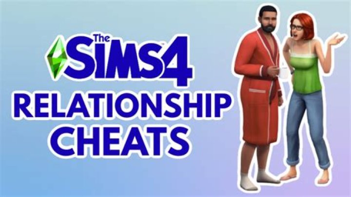 Can Sims 4 cheat relationship