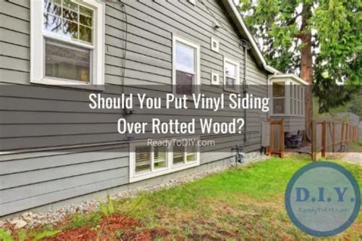 Can you cover over rotted wood