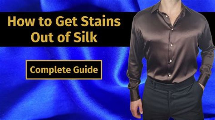 Can you get stains out of silk