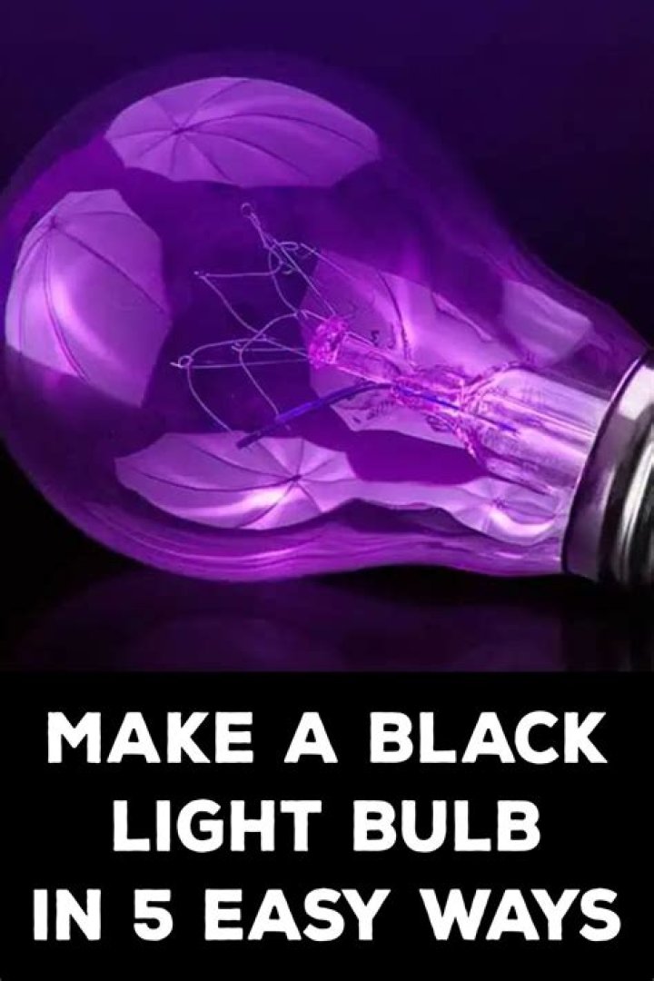 Can you make your own black light