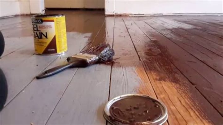 Can you put wood stain over paint
