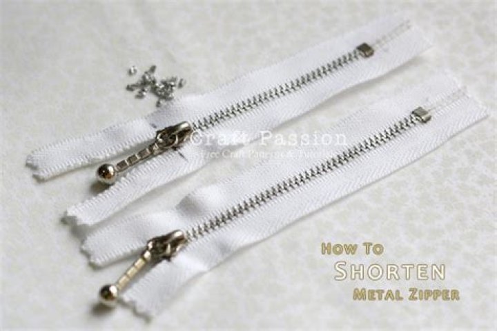 Can you shorten a metal zipper