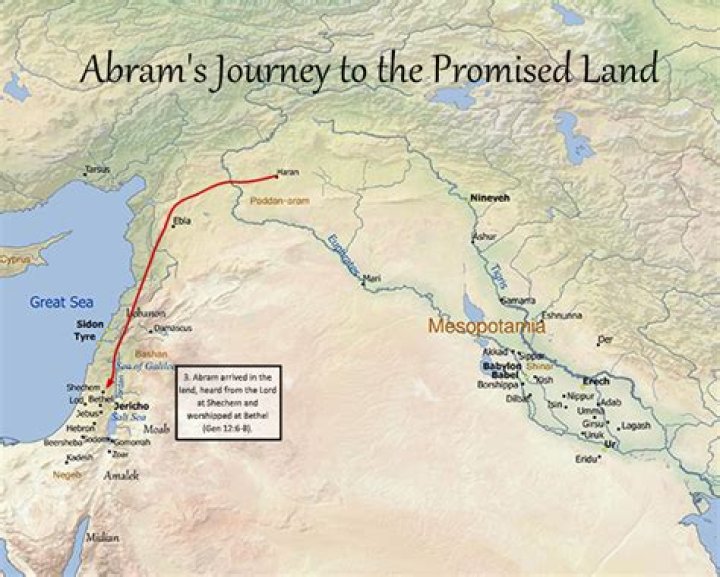 Did Abraham get to the promised land