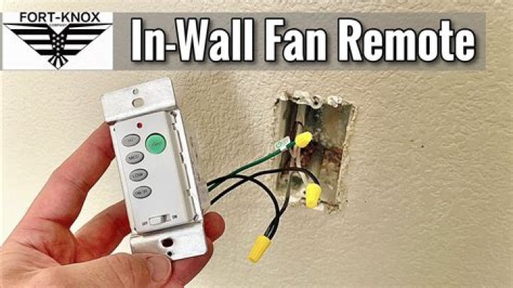 Do ceiling fans come with wall switch