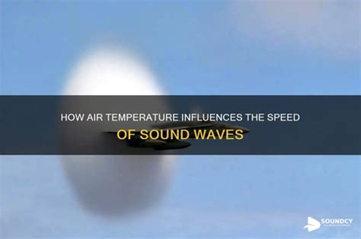 Does air temperature affect sound