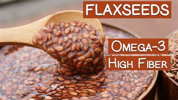 Does flaxseed have enough omega 3