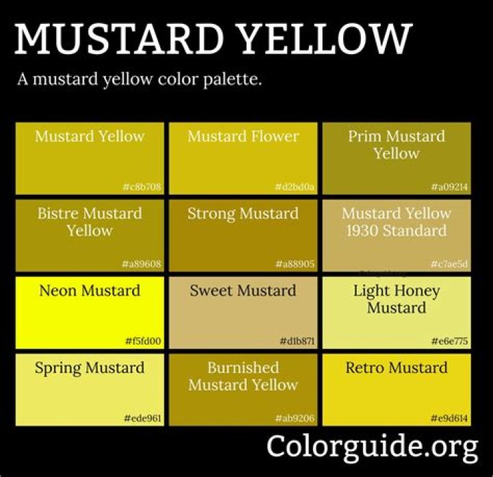Does mustard yellow go with Green