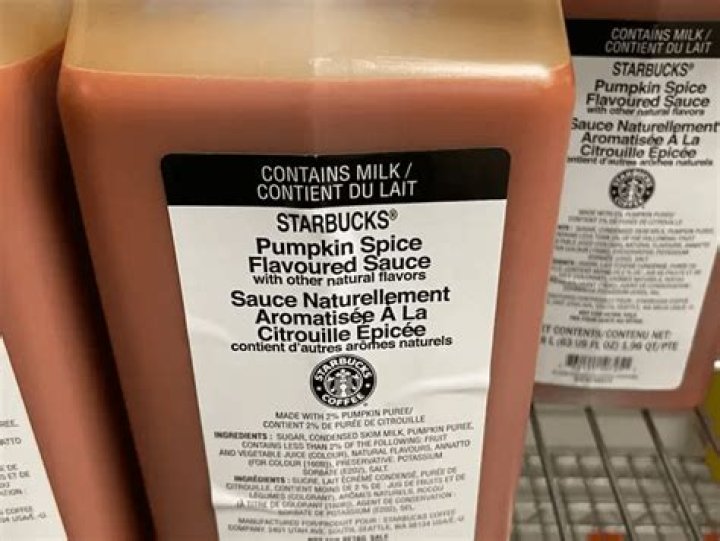 Does Starbucks have pumpkin syrup