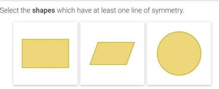 Has at least one line of symmetry