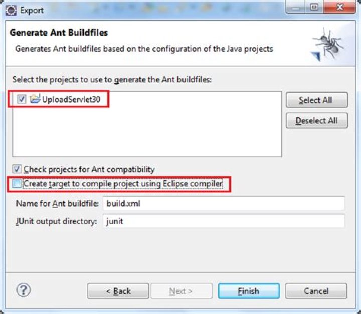 How do I create an Ant build file