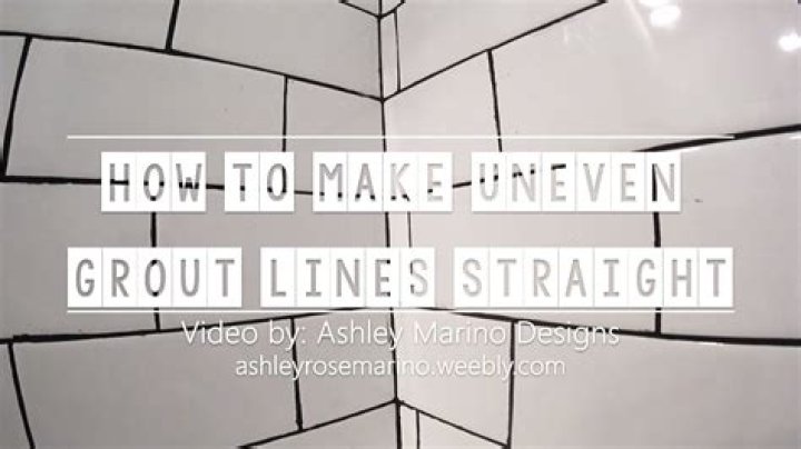 How do you fix uneven grout color