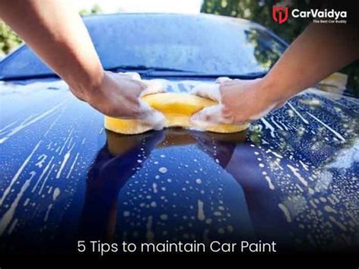 How do you maintain car paint