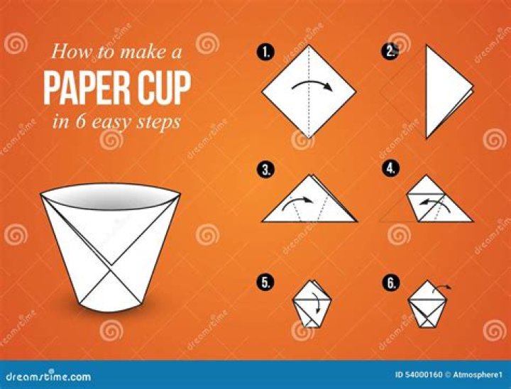 How do you make a origami cup