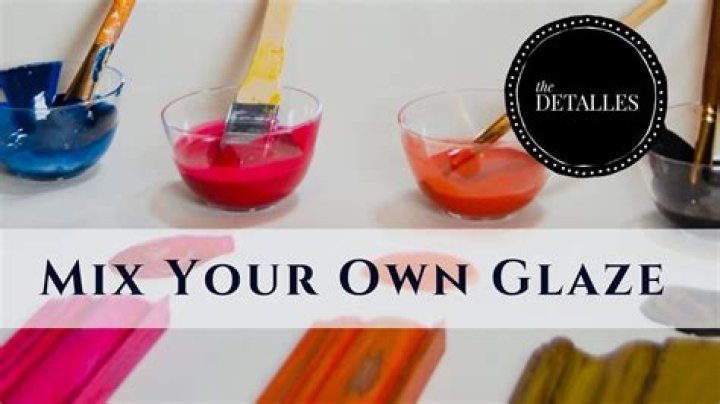How do you make a paint glaze