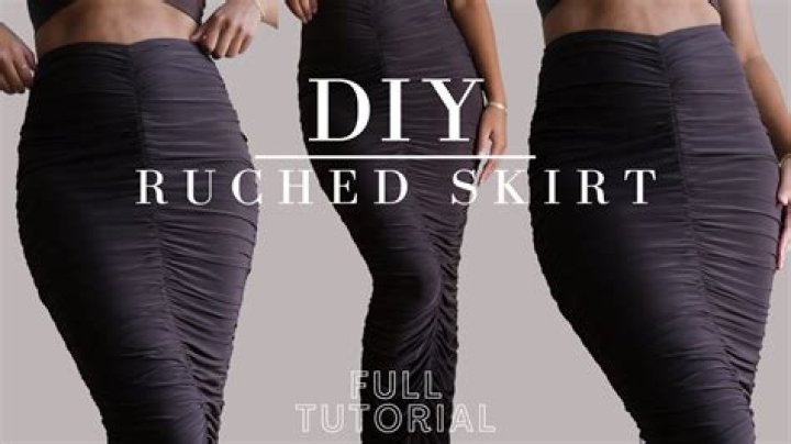 How do you make a Ruche skirt
