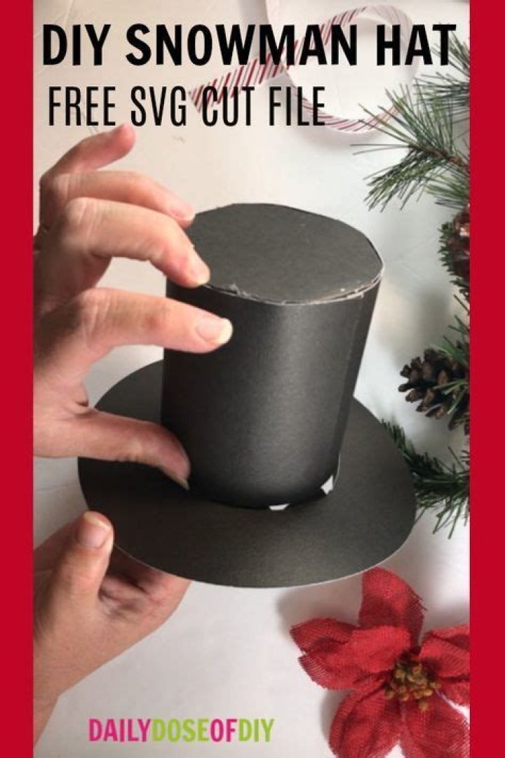 How do you make a snowman hat