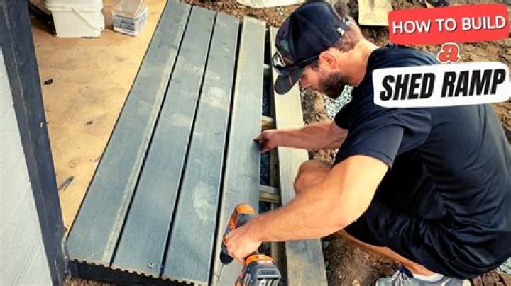 How do you make a wooden ramp
