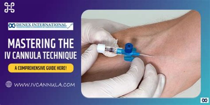 How do you make an IV cannula