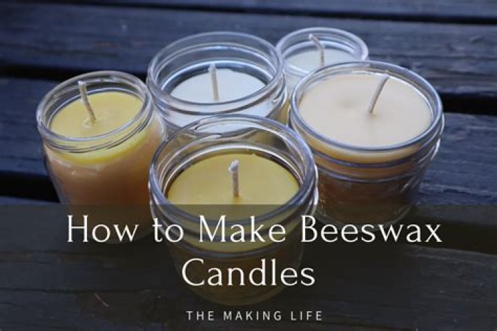 How do you make beeswax candles for kids