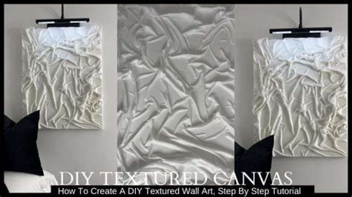 How do you make fabric canvas