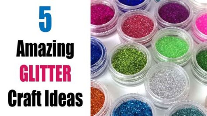 How do you make glitter items
