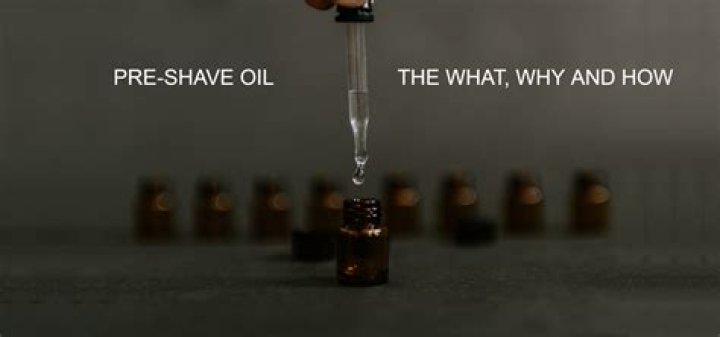 How do you make pre shave oil