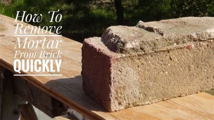 How do you mortar clean brick