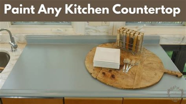 How do you paint a countertop