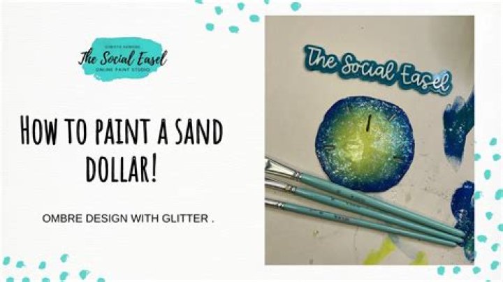 How do you paint sand dollars