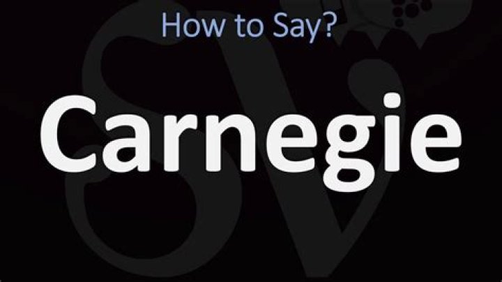 How do you pronounce Carnegie