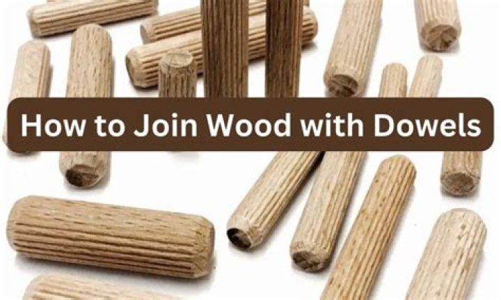 How do you put dowels in wood
