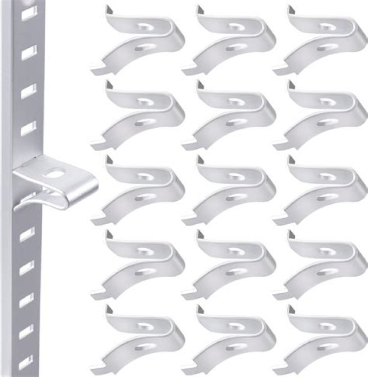 How do you put shelf clips on
