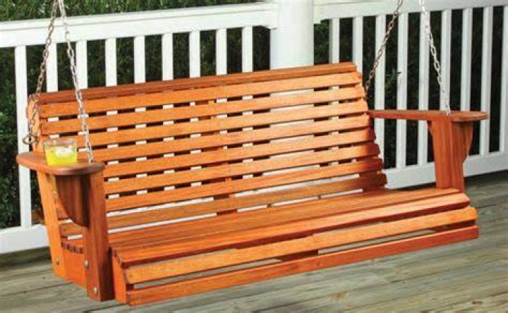 How do you redo a porch swing