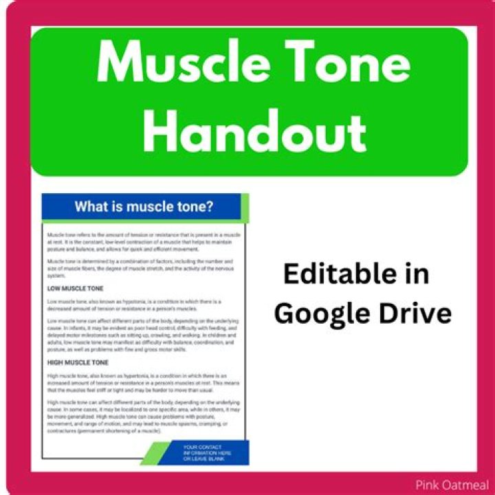 How do you reduce muscle tone