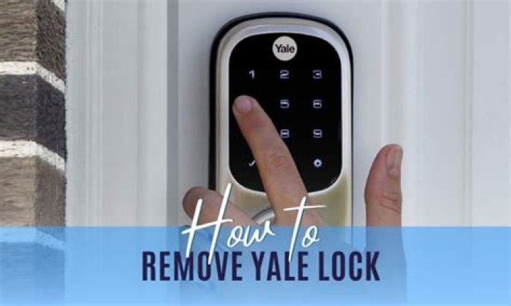 How do you remove a Yale lock