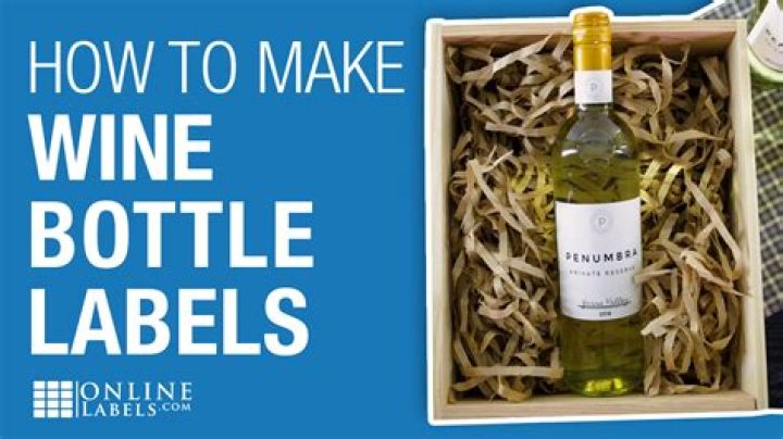 How do you remove wine labels