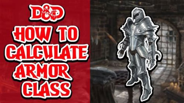 How do you use armor class in D&D