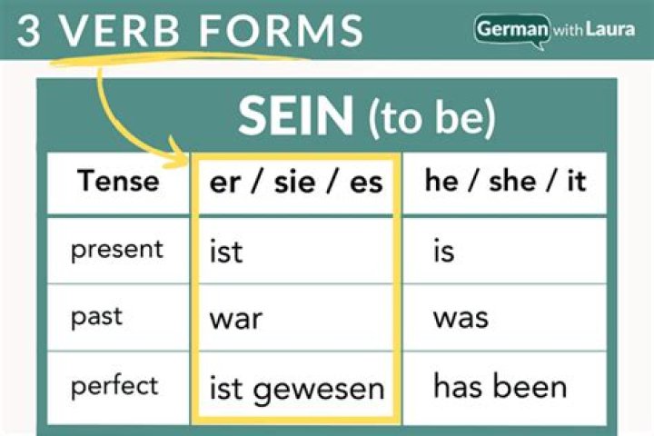 How do you use Sein in a sentence