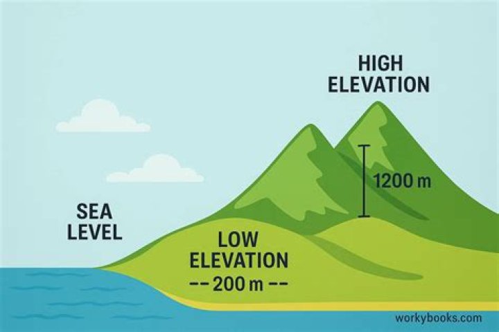 How high above sea level is Aruba