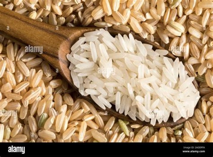 How is germ removed from rice
