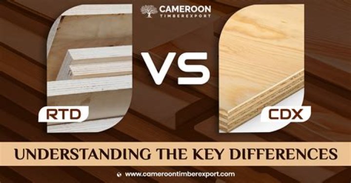 Is CD the same as CDX plywood
