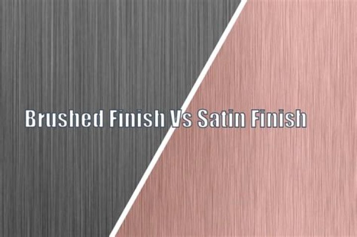 Is satin and brushed the same