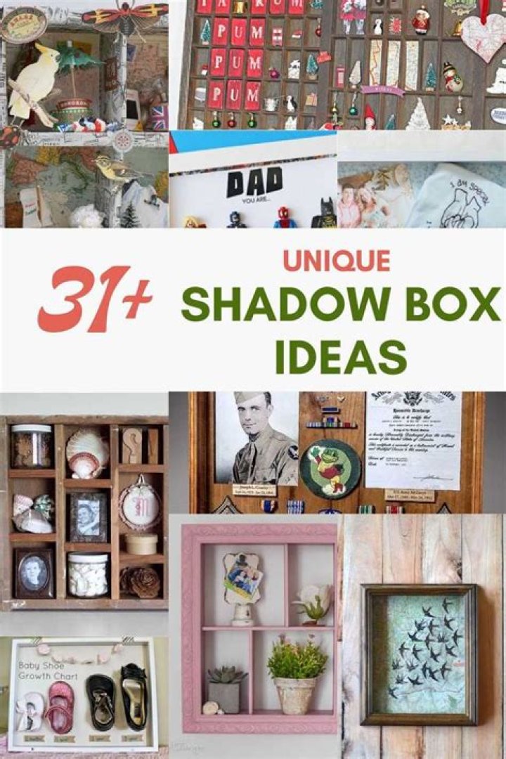 What are shadow boxes used for