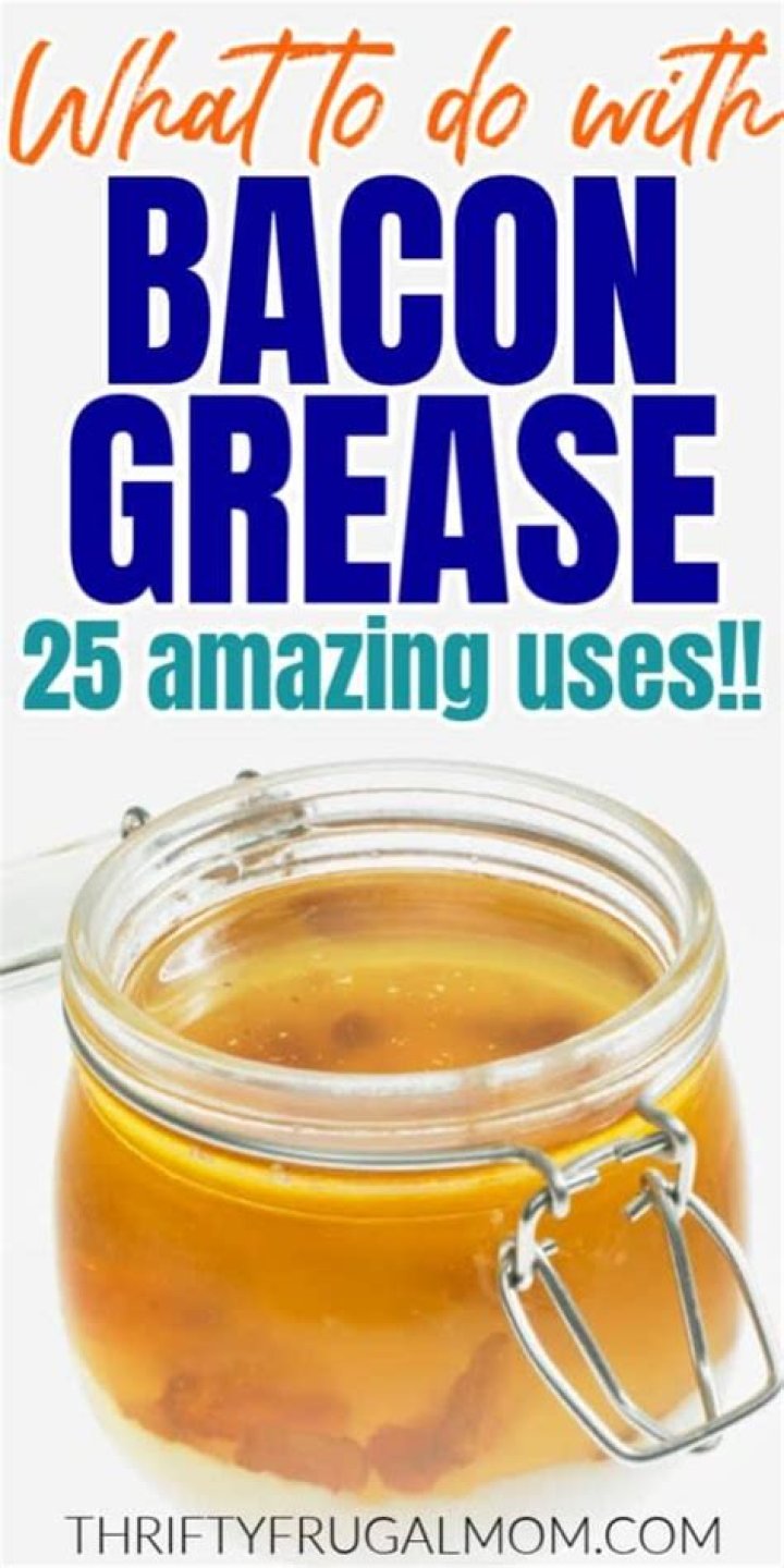 What can you do with bacon grease