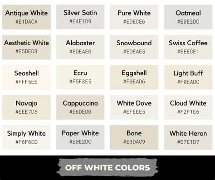 What color is off white color