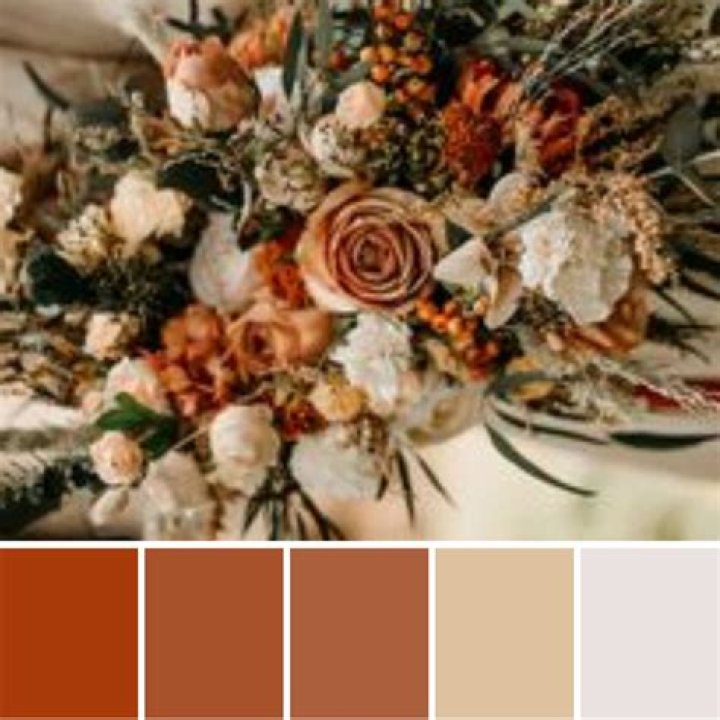 What Colours go with rusty orange