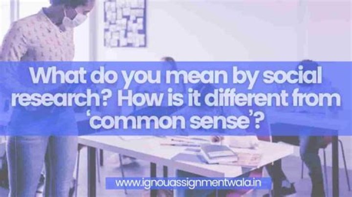 What do you mean by social research