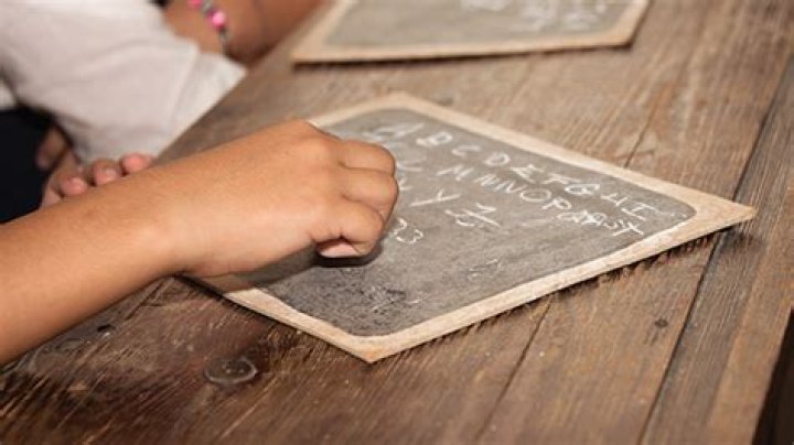 What do you use to write on slate